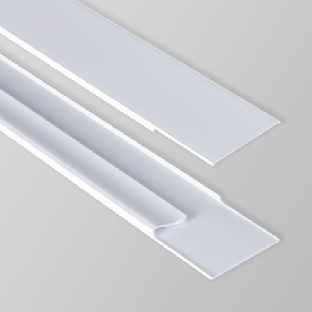 Ceilume EZ-On Drop Ceiling Grid Covers - White - Main Piece AC-GRID-MC-WT